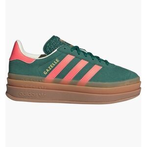 Adidas Gazelle Kids Bold Shoes - Green and Coral